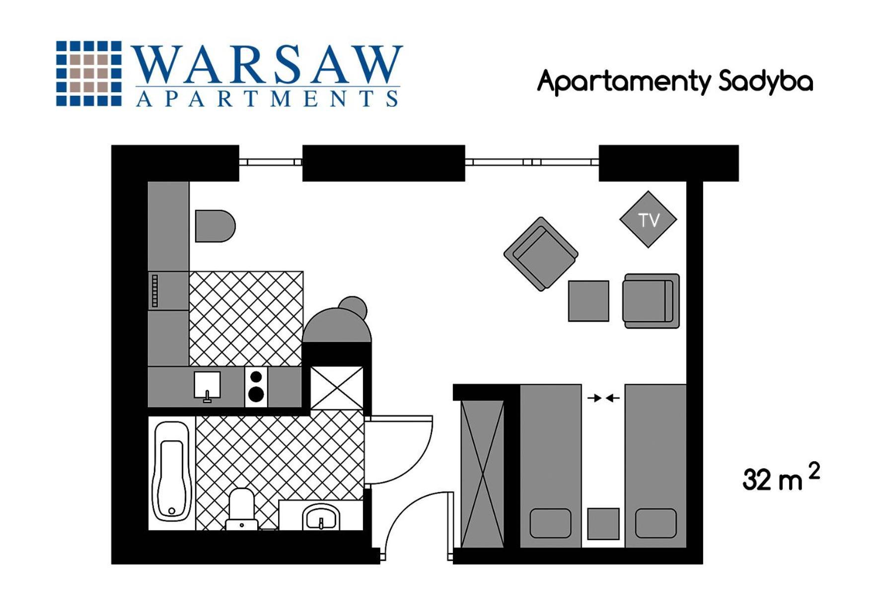 Warsaw Apartments - Apartamenty Sadyba Luaran gambar